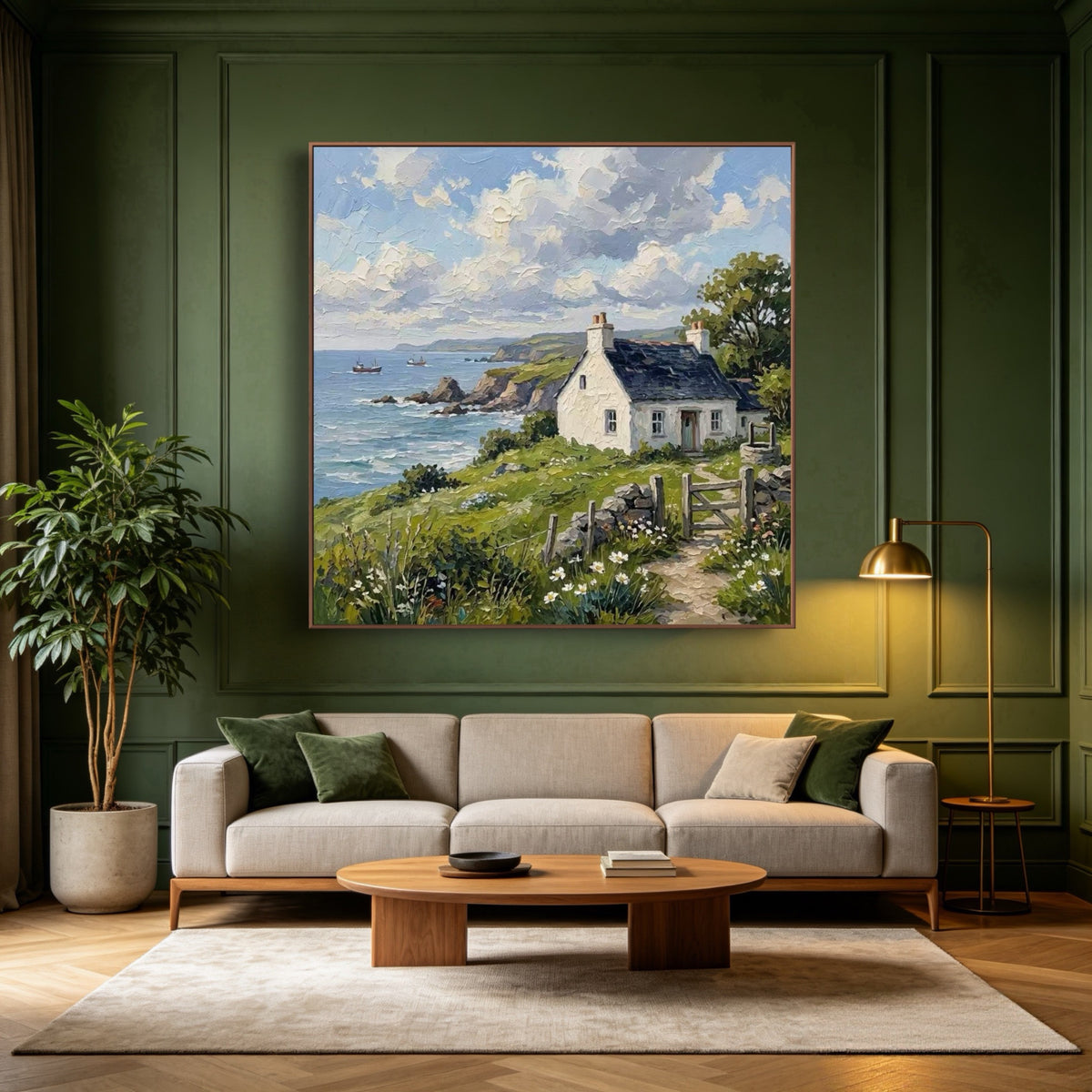 The Headland Gate — vertical coastal & ocean art, view 1