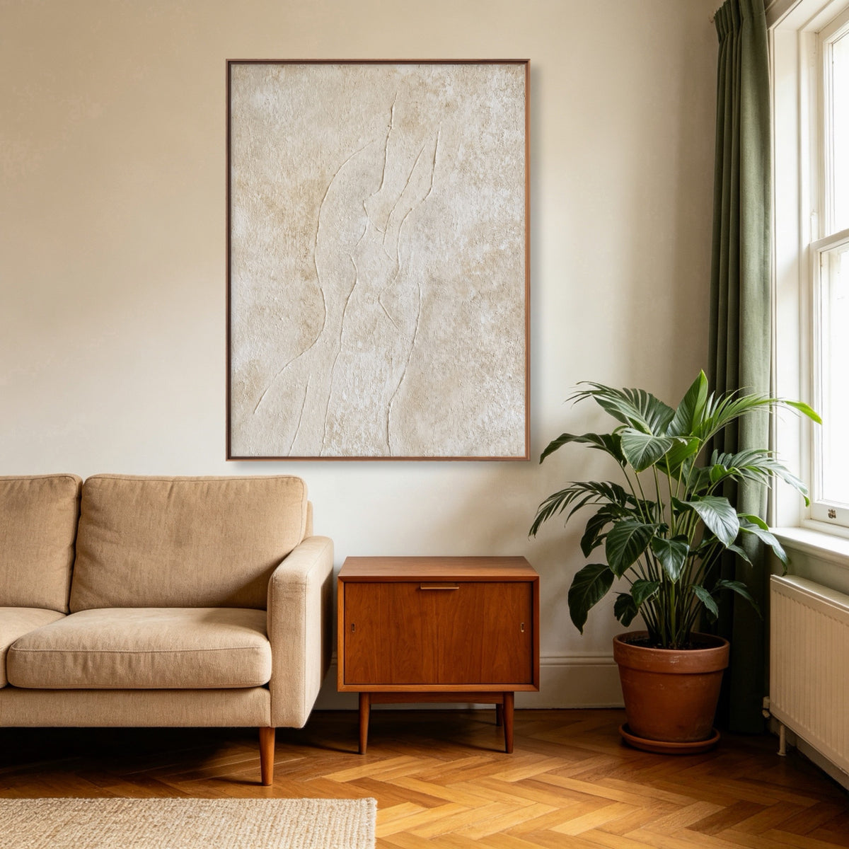Time Worn Surface — vertical wabi-sabi art, view 1