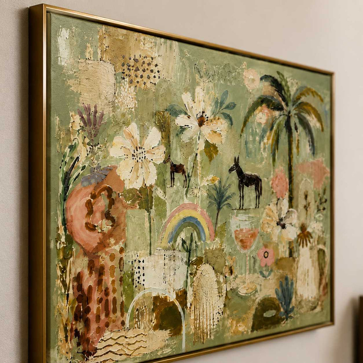 Tropical Garden Parade oil painting view 7