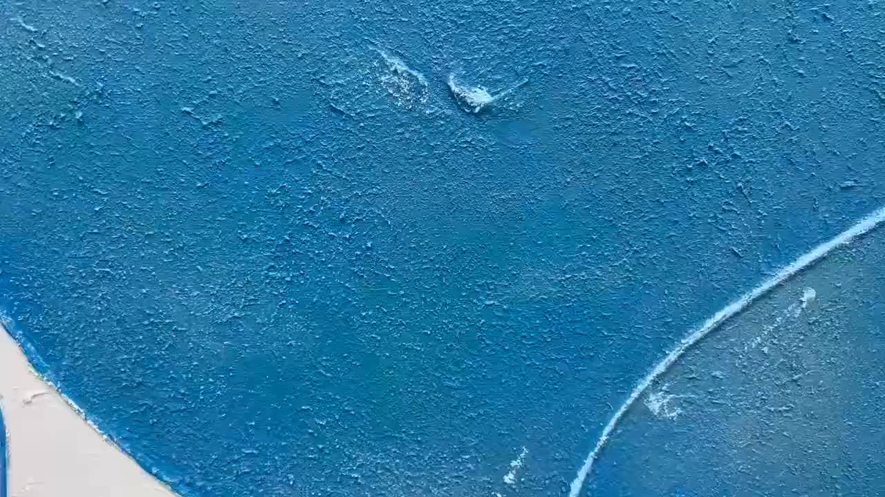 Textured Teal Shapes | Beige Backdrop