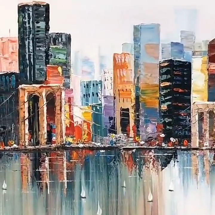 Textured Urban Opulence | Vibrant Reflections