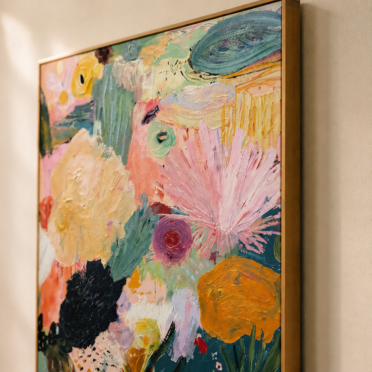 Wildflower Color Study oil painting room view 7